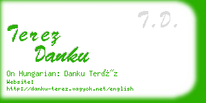 terez danku business card